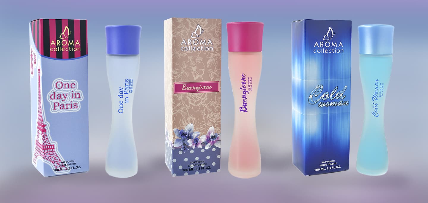 Жіноча парфумерія Aroma Perfume в коробках